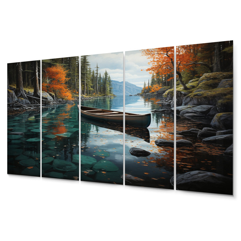 Ensemble de 5 décorations murales en métal