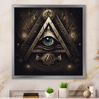 " The All Seeing Divine Eye Illuminati I " Color Photography Print