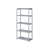 Faux Concrete & Silver Finish Bookshelf