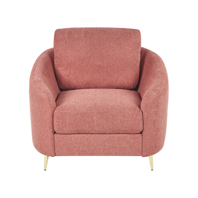 Hooven Upholstered Armchair, Pink