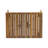 Teak Acacia Wood Kyoto Side Table, 21.5" Outdoor Patio End Table