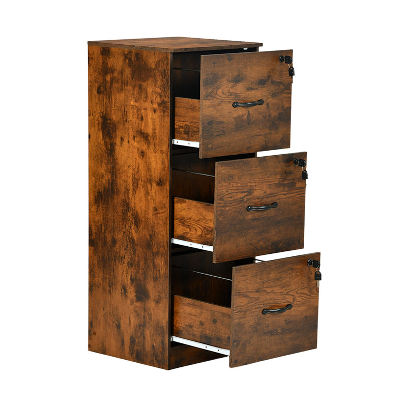 3 Drawer Accent Chest, Brown