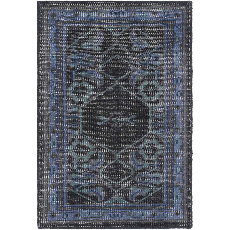 Elsea Wool Oriental Indoor Rug, Rectangle 2' x 3'
