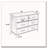 6-Drawer Chest,Storage Cabinet, Stylish Style, Suitable For Living Room And Dining Room Entrance, Large Size, 6 Drawers-1040993940