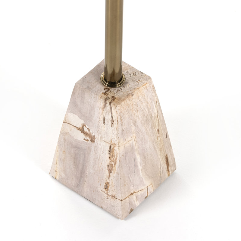 Galen End Table, Light Brown/Gold/Gray, Light Brown