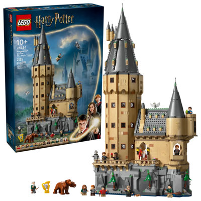 LEGO 76454 Harry Potter Hogwarts Castle: The Main Tower Building Set for Adults