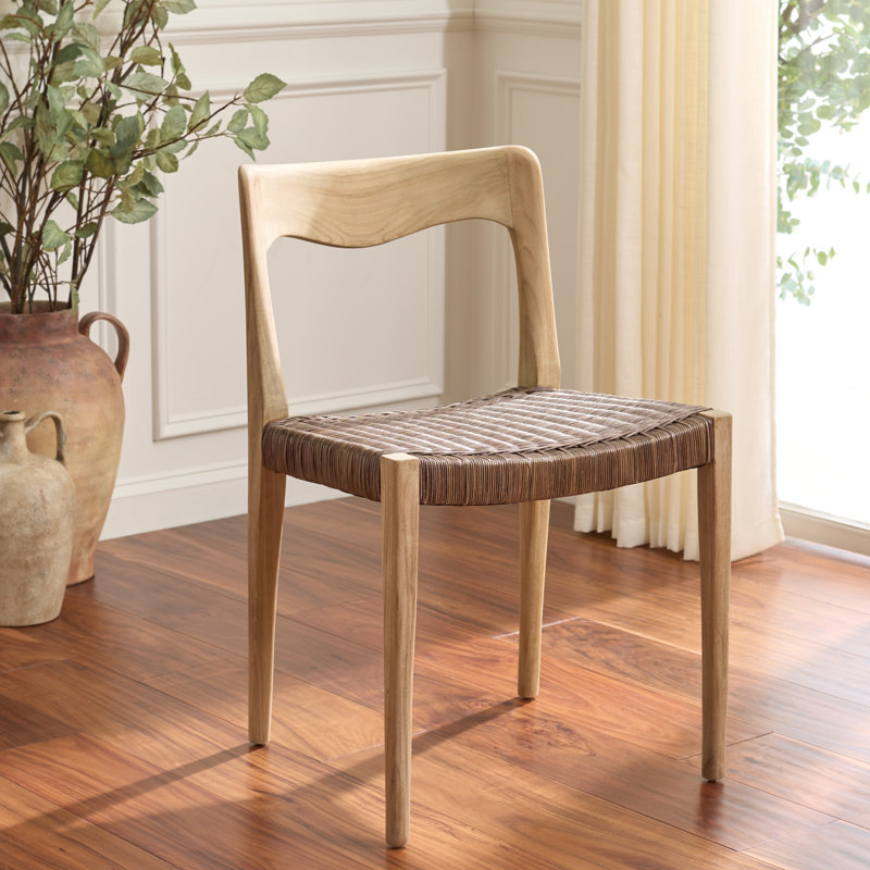 Chaise d'appoint beige Dannon, Natural/Honey