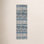 Paint Chip Indigo Denim Beige Abstract Wool Rug