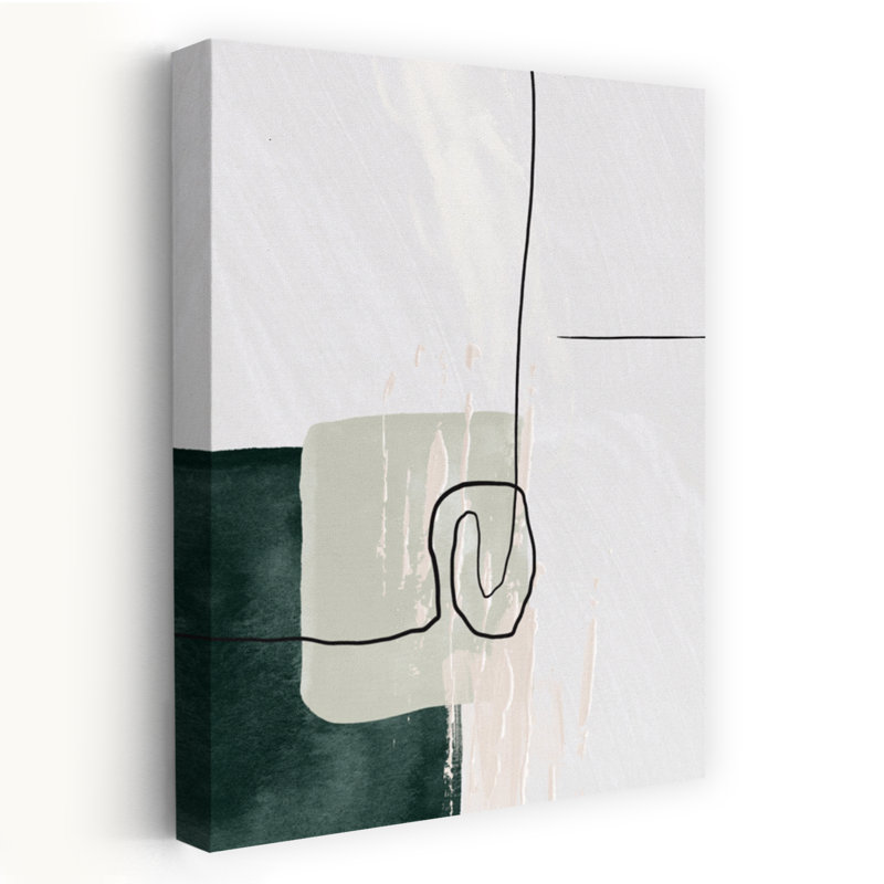Art contemporain, art contemporain abstrait, H 48 po x l 32 po