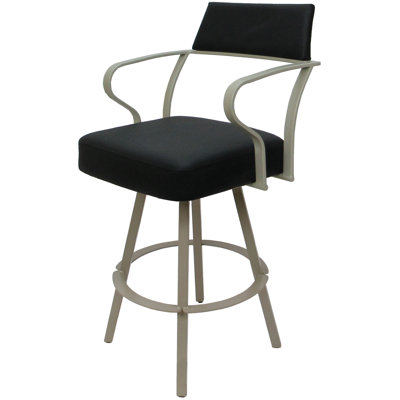 Tabouret de bar pivotant en métal 30 po Vickky
