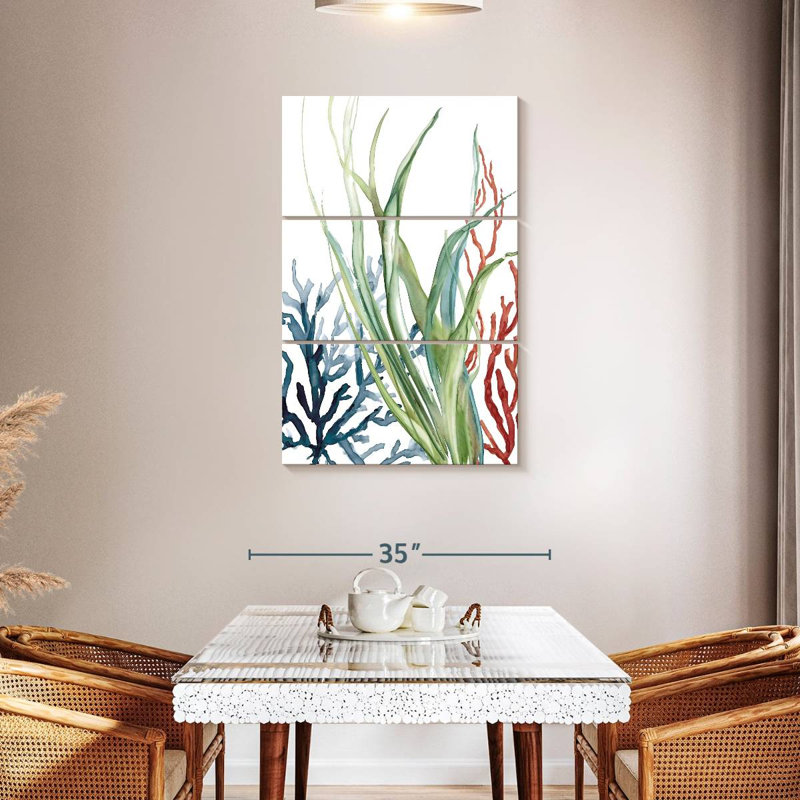 Brampt Ocean Garden II, 45" H x 28" W