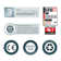 Palram - Canopia Nancy 5 ft. W x 3 ft. D Acrylic Clear Slope Stationary Door and Window Awning