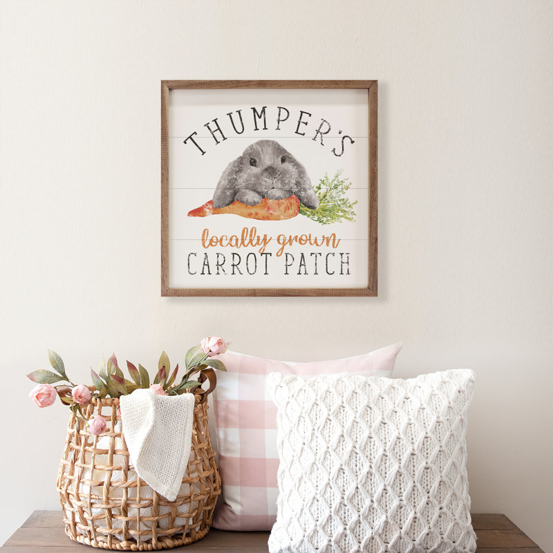 Carotte blanche Thumper's, H 16 po x l 16 po x P 1 po