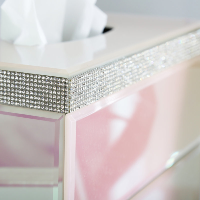 Caywood Tissue Box Cover, Pink