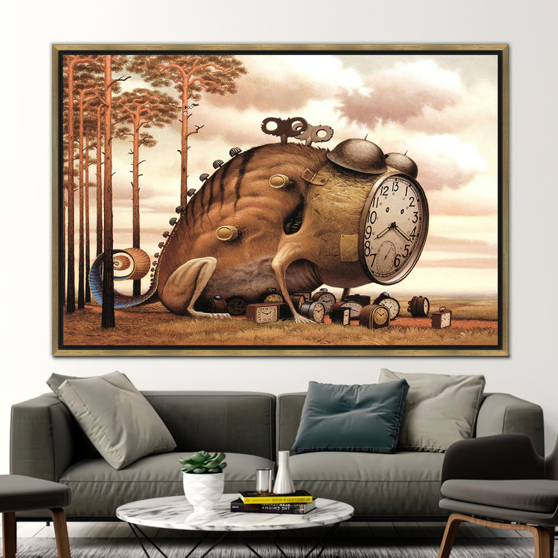 Toile 3D, art mural de salon, cadeau sur toile, art mural contemporain, horloge abstraite, affiche sur toile, impression sur toile