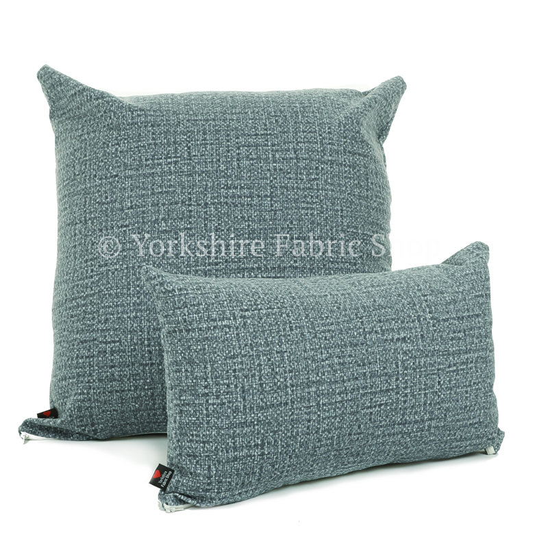 Tapini Rectangular Throw Cushion, 55cm x 55cm, Blue
