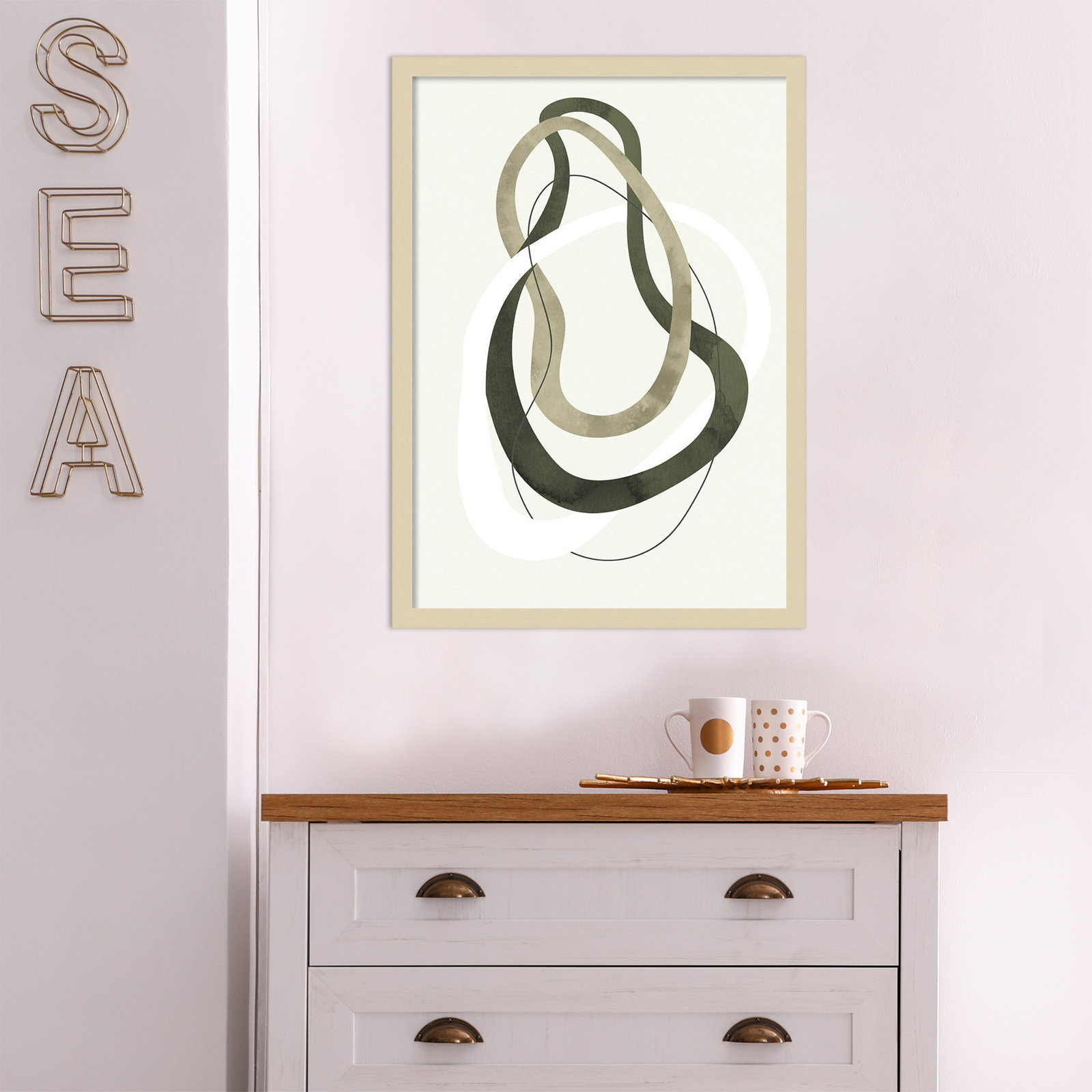 Acrobat 2 Print by Design Fabrikken, Brown, 25" H x 18" W x 1" D