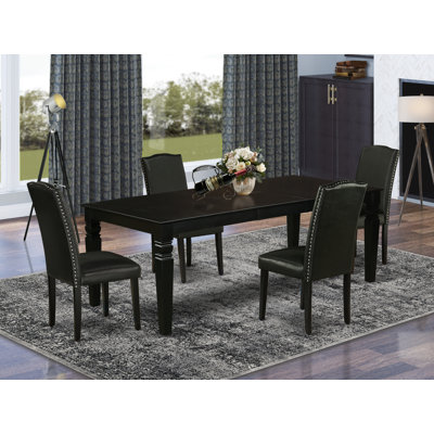 Treanor Extendable Solid Wood Dining Set