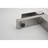 Waterfall Spout Bathroom Faucet,Single Handle Bathroom Vanity Sink Faucet  White-121292203