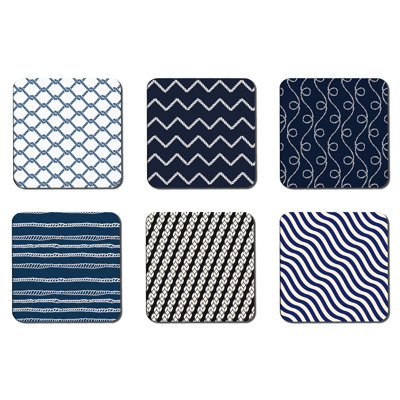 Square 6 Piece Coaster Set
