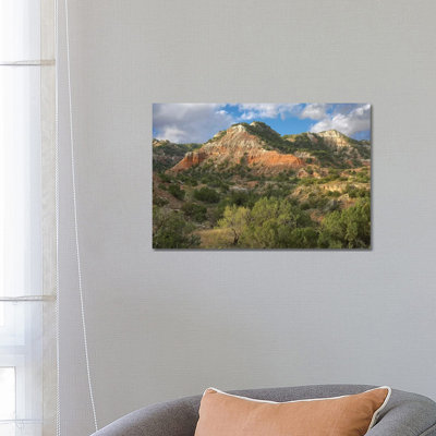 Sandstone Mountains, Palo Duro Canyon State Park, Texas by Tim Fitzharris - Wrapped Canvas Print