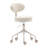 Pneumatic Swivel Rolling Stool Chair with Backrest 503 KAI-1721655231