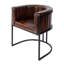 Fauteuil d'appoint en cuir Rockford