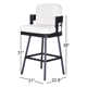 Everlee 38'' Outdoor Bar Stool with Sunbrella® Cushion