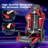 Gymax Adjustable Reclining Ergonomic Faux Leather Swiveling PC & Racing Game Chair-63556132