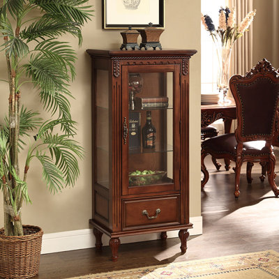 American-style wood wine cabinet