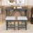 Betsons 3 - Piece Dining Set, Dining Table with USB Port and Upholstered Stools-1254887115-1254887125-1254887124