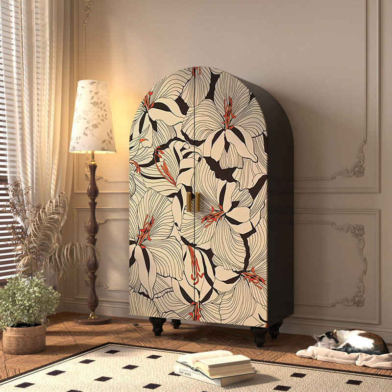 Garde-robe vintage française à double porte