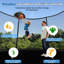 SENCHO GINSYTALIOR Round Backyard Trampoline with Safety Enclosure-1889315117