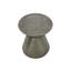 Table d'appoint tambour 22 po - table d'appoint / table de chevet moderne en sablier pour le salon et la chambre à coucher, conception peu encombrante, assemblage facile-1088417215