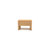 Minimalys 19.69'' W Solid Wood Nightstand