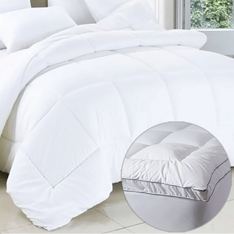 King All Season Microfiber Down Comforter