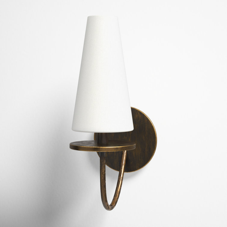 Walling Single Light Dimmable Armed Sconce