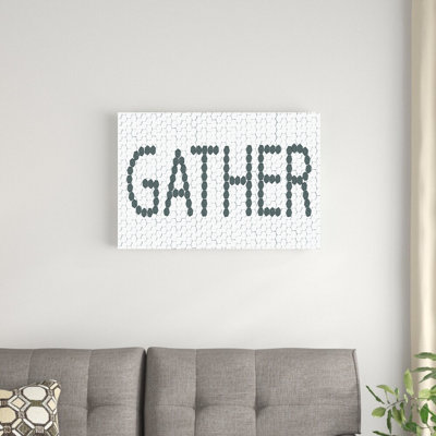 «Gather», impression sur toile tendue