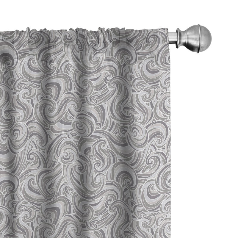 Semi-Sheer Rod Pocket Sliding Panel, 28" x 84"