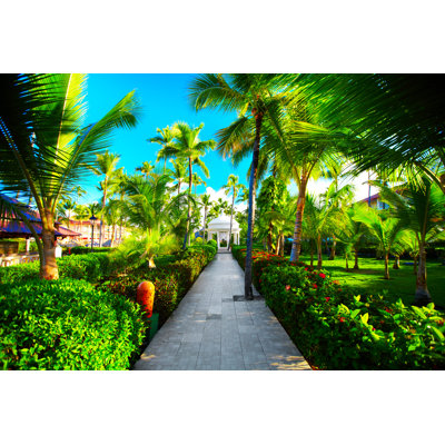 Tropical Resort - Photographie sur toile tendue