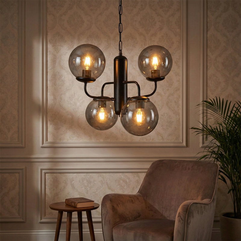 Alaric 4-Light Unique Globe Chandelier