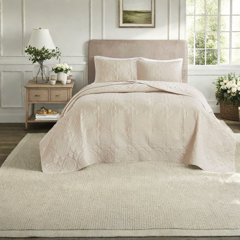 Ensembles de literie en microfibre crème, conception réversible pour le confort de la maison
