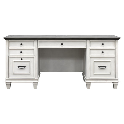 Django Credenza Desk with Power Outlet