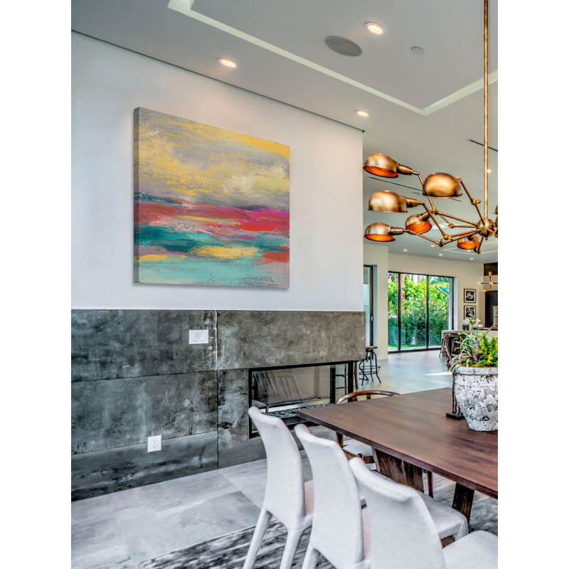 " Sunset Study I ", 18" H x 18" W x 1.5" D