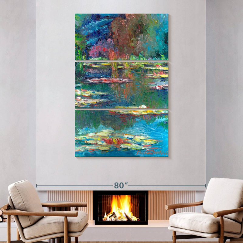 Lilies III, 74" H x 48" W
