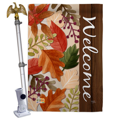 Ensemble de drapeaux d'automne 40 x 28 po