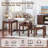 Farmhouse Nesting Tables Set of 3, Living Room Table Set with Rounded Corners & 4 Thickened Table Legs-129197514