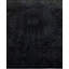Tapis noir en laine 4 pi 5 po x 7 pi 2 po Huckstep