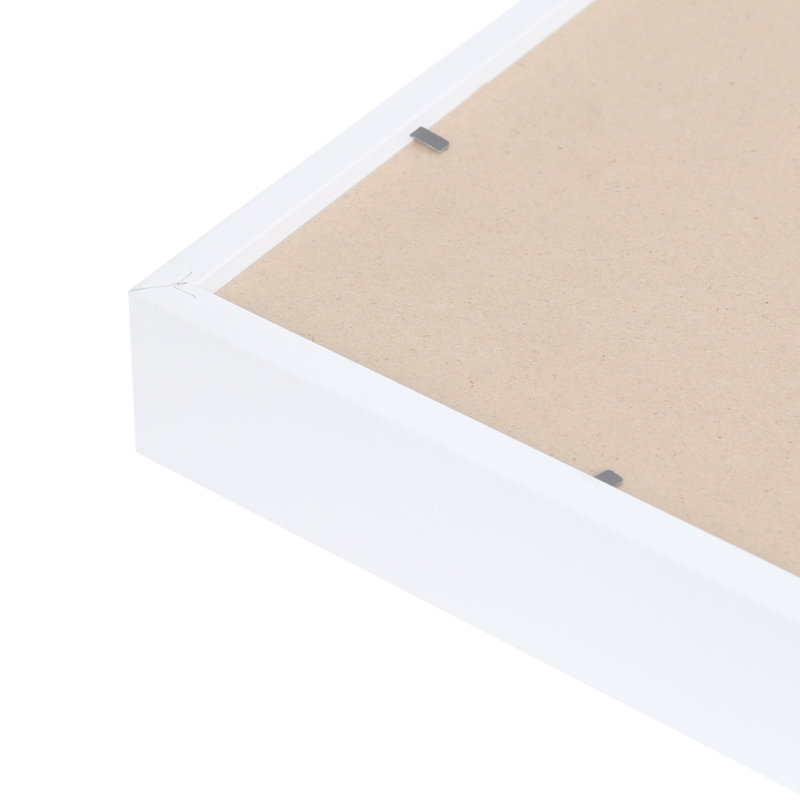 Adreian Matte Shadow Box Picture Frame, White, 11" x 11"