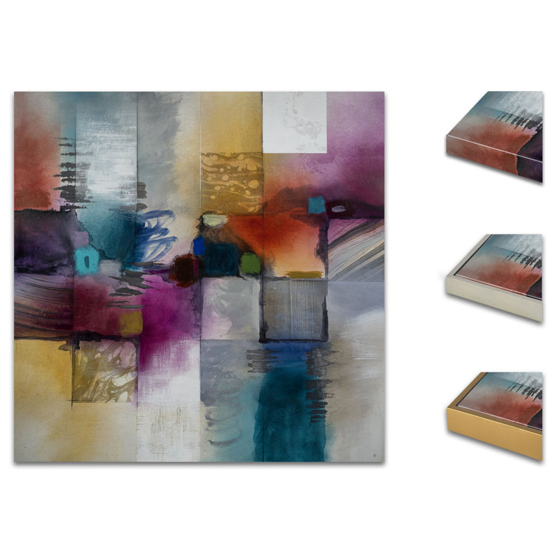 Sound Within 1 Print by Jennifer Hollack Raboin, Stretched Canvas, 36" H x 36" W x 2" D